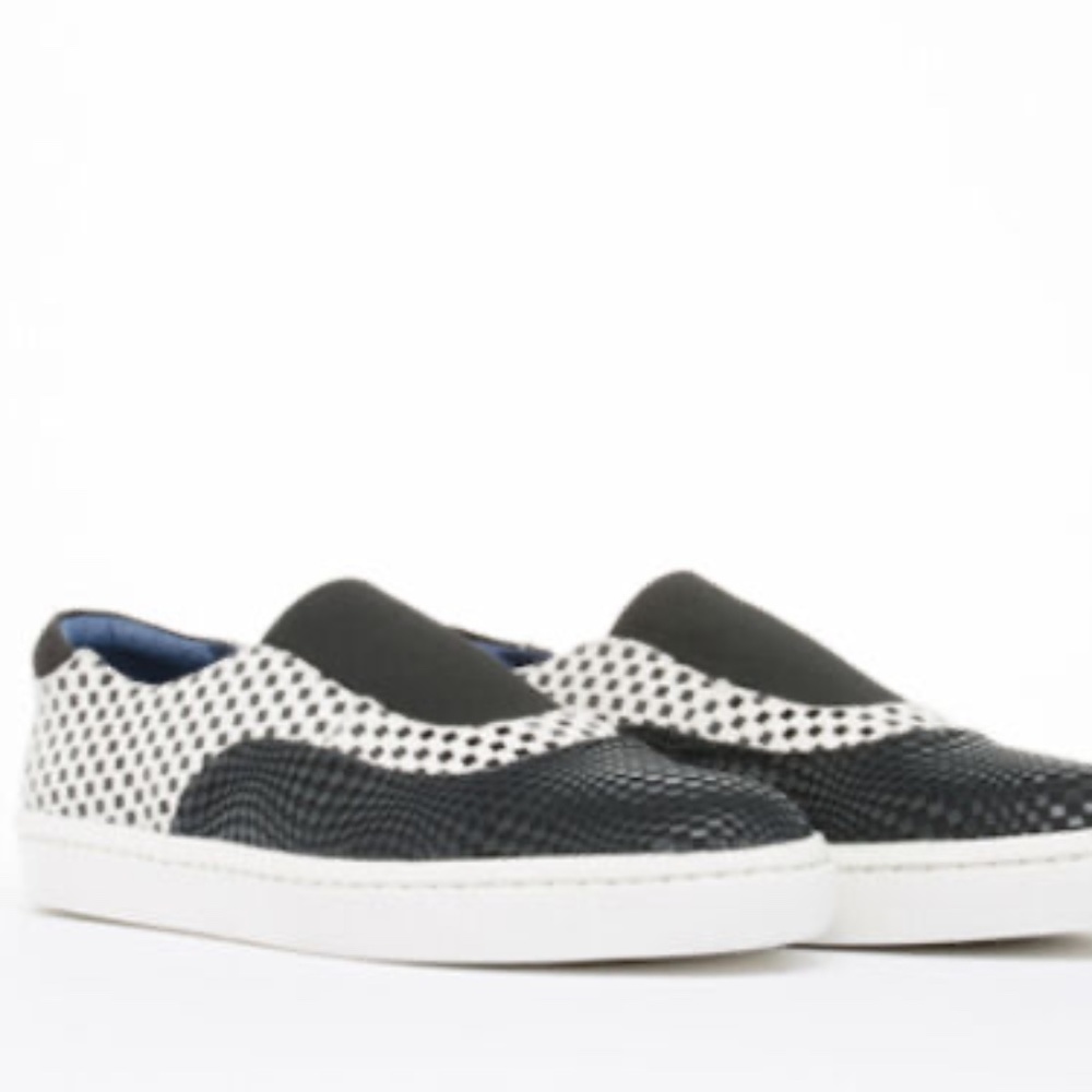 NEW $325 Opening Ceremony Mason Slip On Sneaker Shoes Checkered 43 10